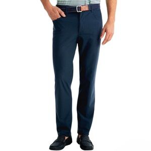Johnnie-O Prep-Formance Cross Country 5 Pocket Pants High Tide Navy Blue 40 X 32